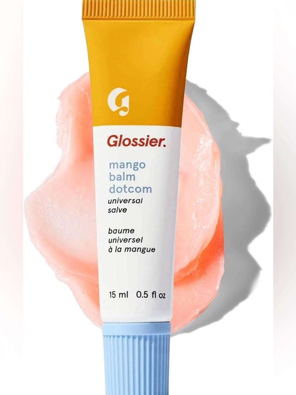 Glossier Mango Balm Dotcom - Yellow Tube & Pink Salve